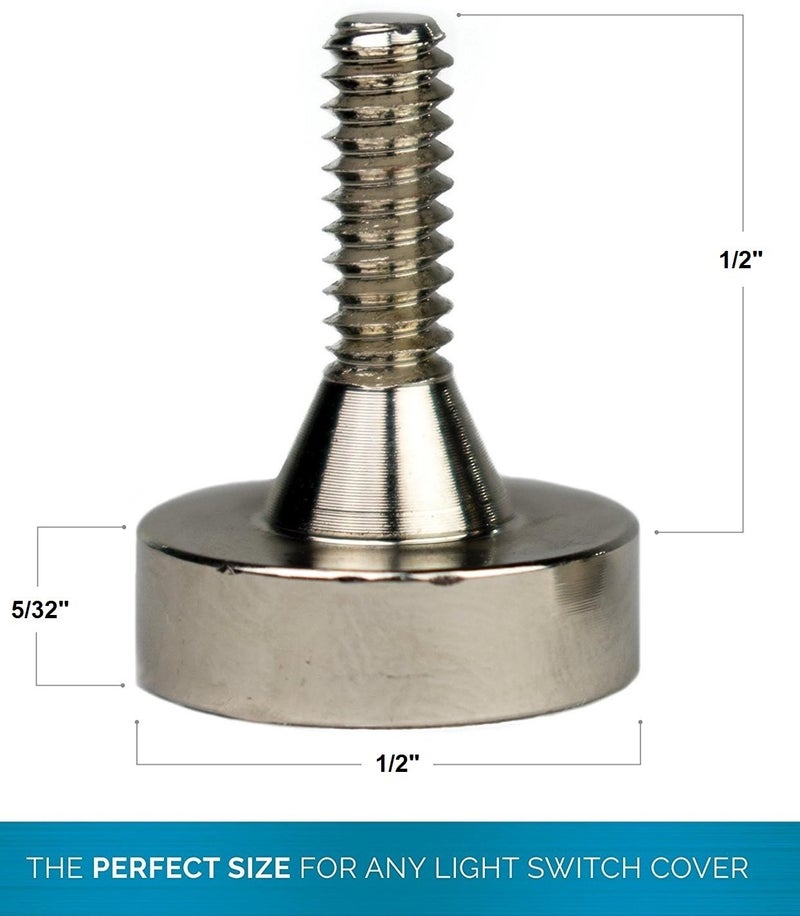 UbiGear Magnetic Push Paper Pin Refrigerator Magnet Tack Pushpin Coat Hook Holder (Screw-4) - Image 3